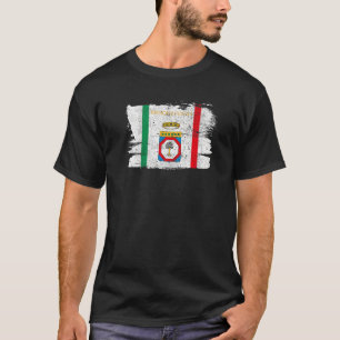 Apulia Region Italian Bari Italy Flag Vintage Retr T-Shirt