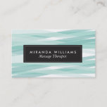 Aqua Abstract Ribbons Business Cards<br><div class="desc">.</div>