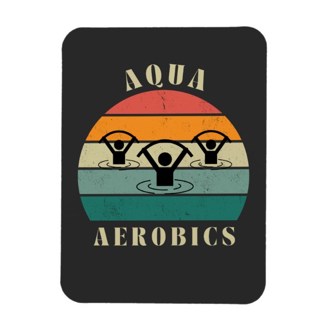 aqua aerobics magnet (Vertical)