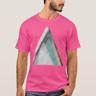 Aqua And Coral Mountains T-Shirt