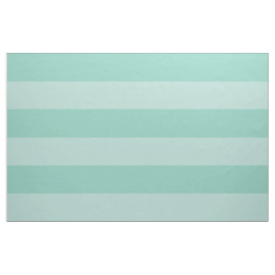 Aqua and Mint Wide Stripes Large Scale Fabric