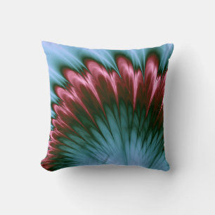 Aqua and Pink Glory Cushion