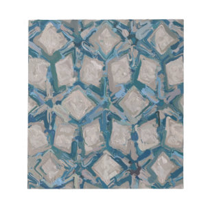Aqua and Taupe Glaze #8295 Notepad
