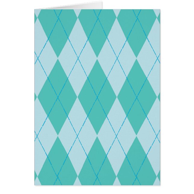 Aqua Argyle (Front)