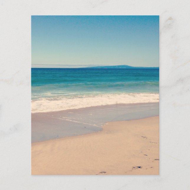 Aqua Beach Photo Paper Sheets (Front)