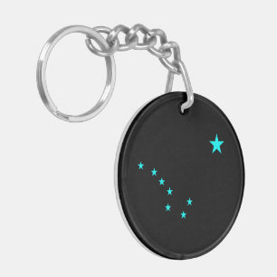 Aqua Big Dipper Key Ring