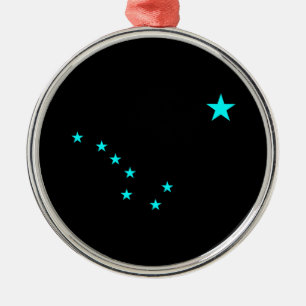Aqua Big Dipper Metal Tree Decoration