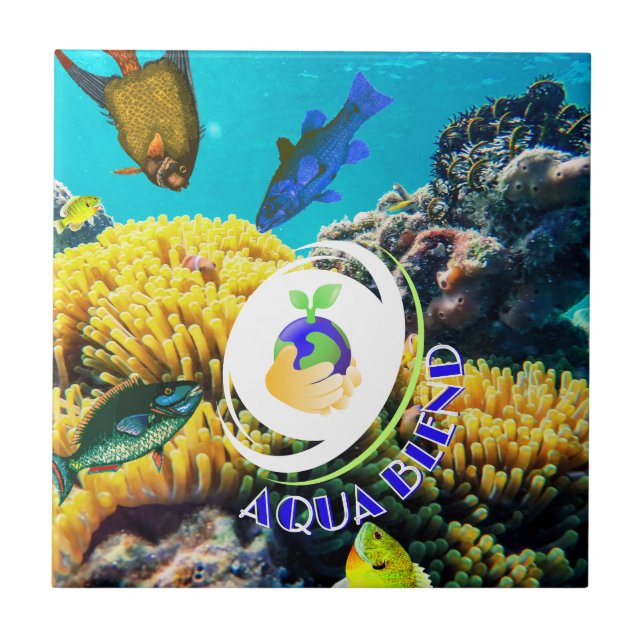 Aqua Blend Tile (Front)