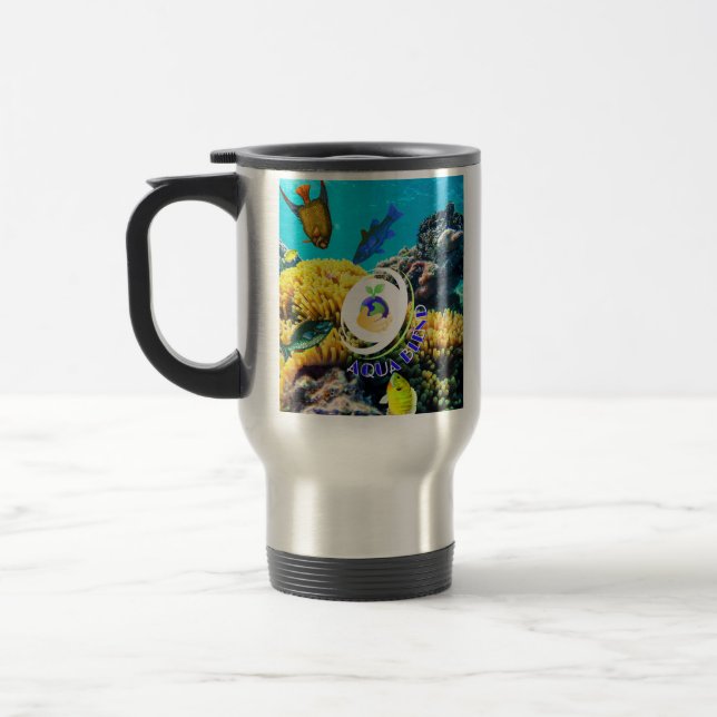 Aqua Blend Travel Mug (Left)