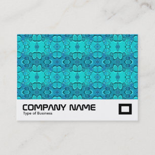 Aqua Blue Fesival Business Card