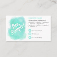 Aqua Blue Free Sample Ingredients Instructions