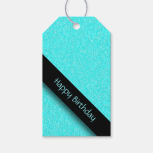 Aqua Blue Gift Tags