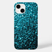 Aqua blue glitter sparkles
