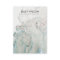 AQUA BLUE GOLD AGATE MARBLE EARRING DISPLAY CARD