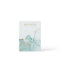 AQUA BLUE GOLD AGATE MARBLE EARRING DISPLAY CARD