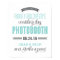 Aqua Blue Grey Custom Wedding Photo Booth Sign