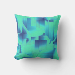 Aqua Blue Halls Cushion