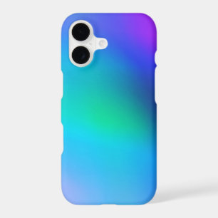 Aqua Blue Mint and Purple Abstract iPhone 7 Case