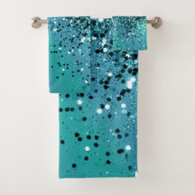 Aqua Blue OCEAN Glitter #1 #shiny
