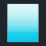 Aqua blue ombre background flyer<br><div class="desc">Blue aqua gradient colours.</div>