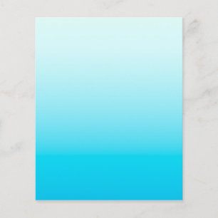 Aqua blue ombre background flyer