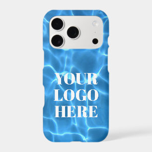 Aqua Blue Swimming Pool Photo for Your Logo