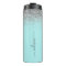Aqua Blue Teal Silver Glitter Monogram