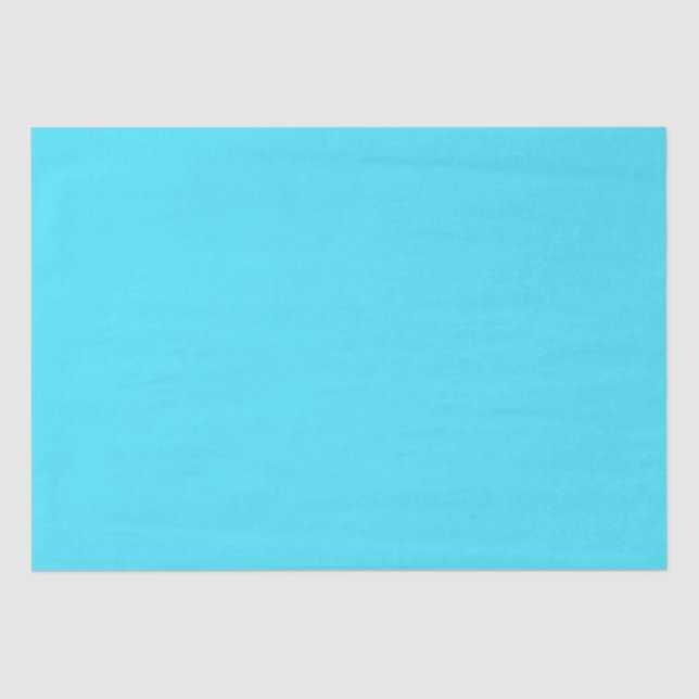 Aqua Blue Tissue Paper (Front)