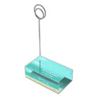 Aqua blue water/painted beach seashore personalise