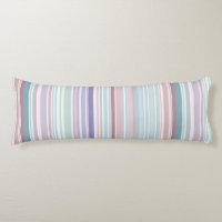 Aqua, Blush and Lavender Stripes