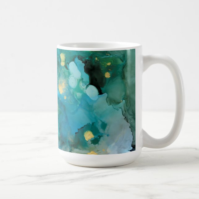 Aqua Brume I Coffee Mug (Right)