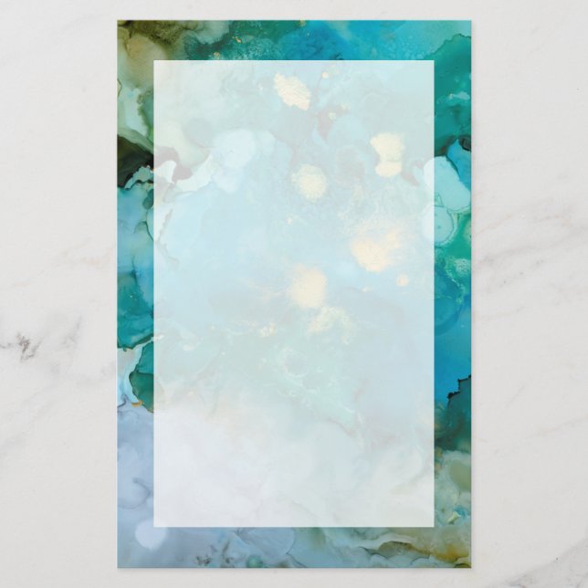 Aqua Brume I Stationery (Front)