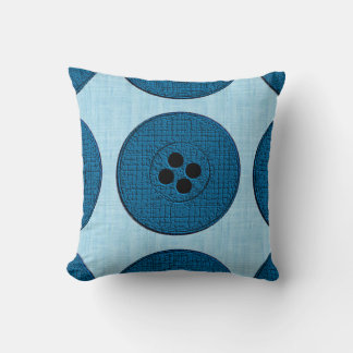 Aqua Buttons Cushion