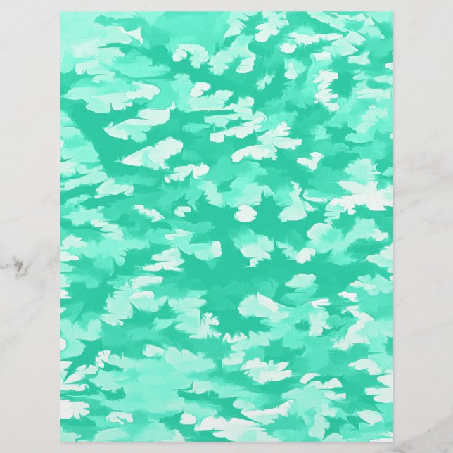 Aqua Camouflage Pattern (Front)