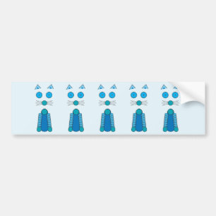 Aqua CAT Bumper Sticker