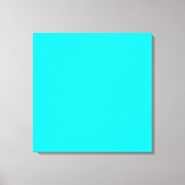 Aqua Colour Background Canvas Print (Front)