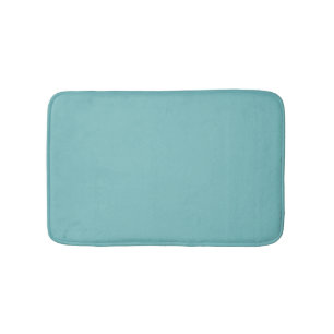 Aqua Country Chic Bath Decor Mat
