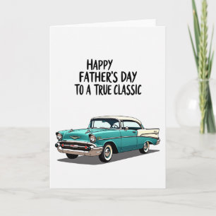 Aqua Coupe Fathers Day Card