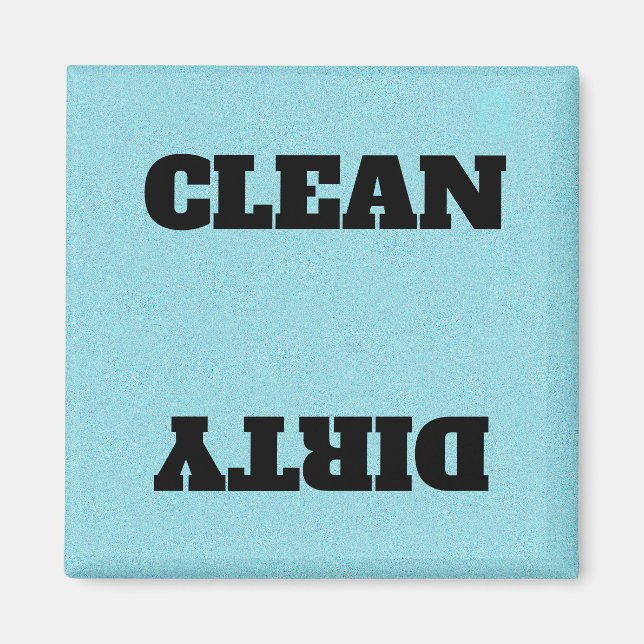 Aqua Dishwasher Magnet (Front)