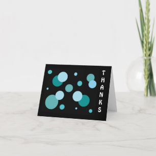 Aqua Dots Thank You Card