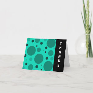 Aqua Dots Thank You Card
