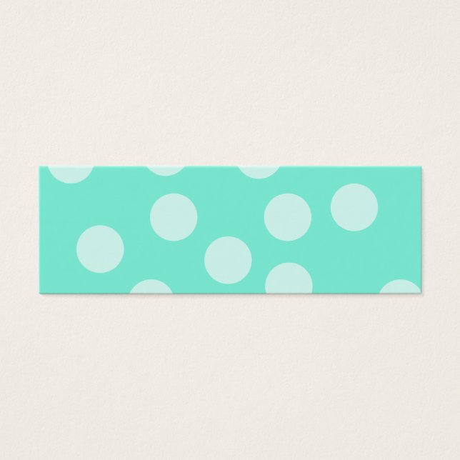 Aqua Dotty Pattern. (Front)