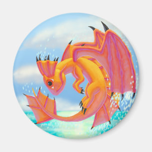 Aqua Dragon Magnet