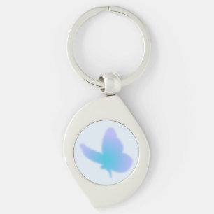 Aqua Dream Butterfly Key Ring