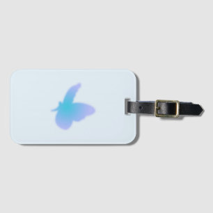 Aqua Dream Butterfly Luggage Tag