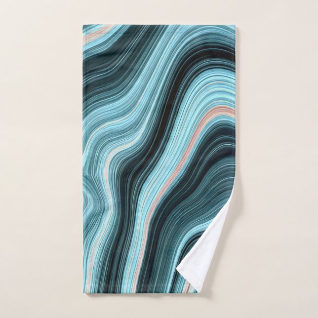 Aqua Drift Bath Towel Set (Hand Towel)