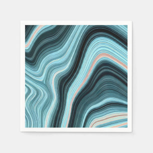 Aqua Drift Napkin