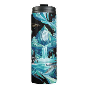 “Aqua Elegance – Manta Ray Thermal Tumbler” Tumbler