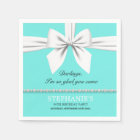 Aqua Elegant Fancy Tiffany Birthday Tableware