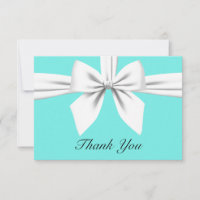 Aqua Elegant Tiffany Pearls Fancy Party Stationery